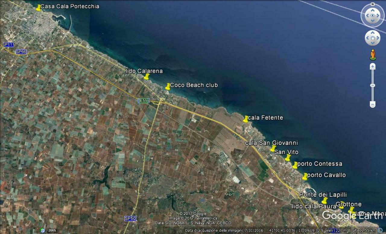 Casa Cala Portecchia Mola di Bari Kültér fotó